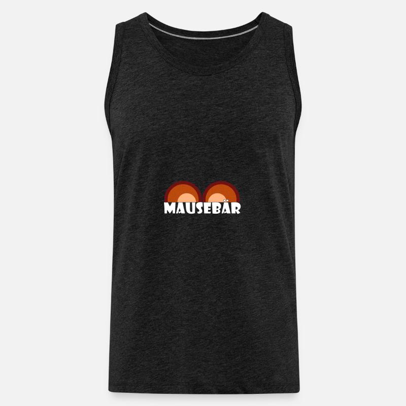Kosename Mausebär Geschenkidee - Männer Premium Bio Tank Top - Anthrazit
