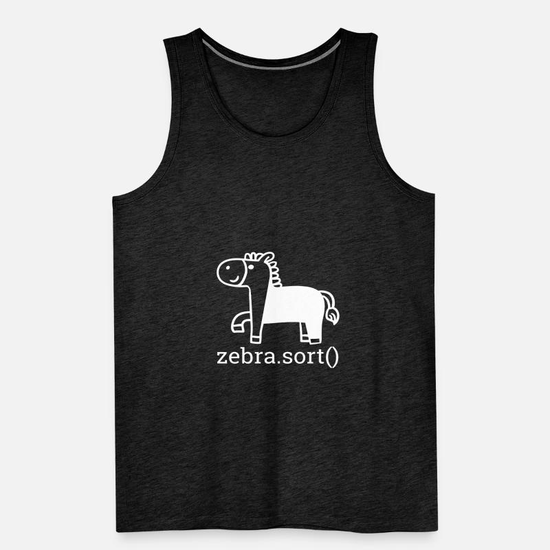 "Zebra Sort" | Programmer Männer Premium Bio Tank Top