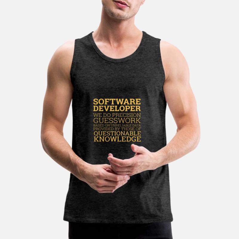 "Software Developer" | Programmierer Männer Premium Bio Tank Top