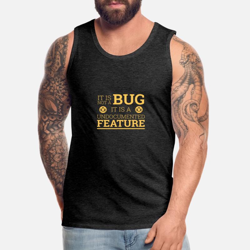 "Not a Bug" | Programmer, Programmer Men's Premium Organic Tank Top