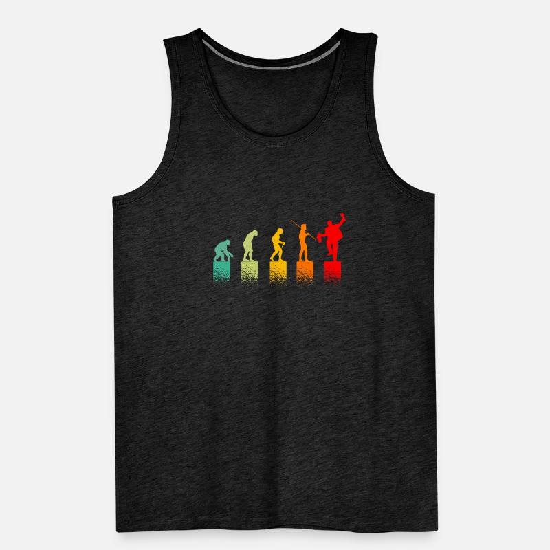 Evolution Aperitif Geschenkidee Lustiger Mann Männer Premium Bio Tank Top