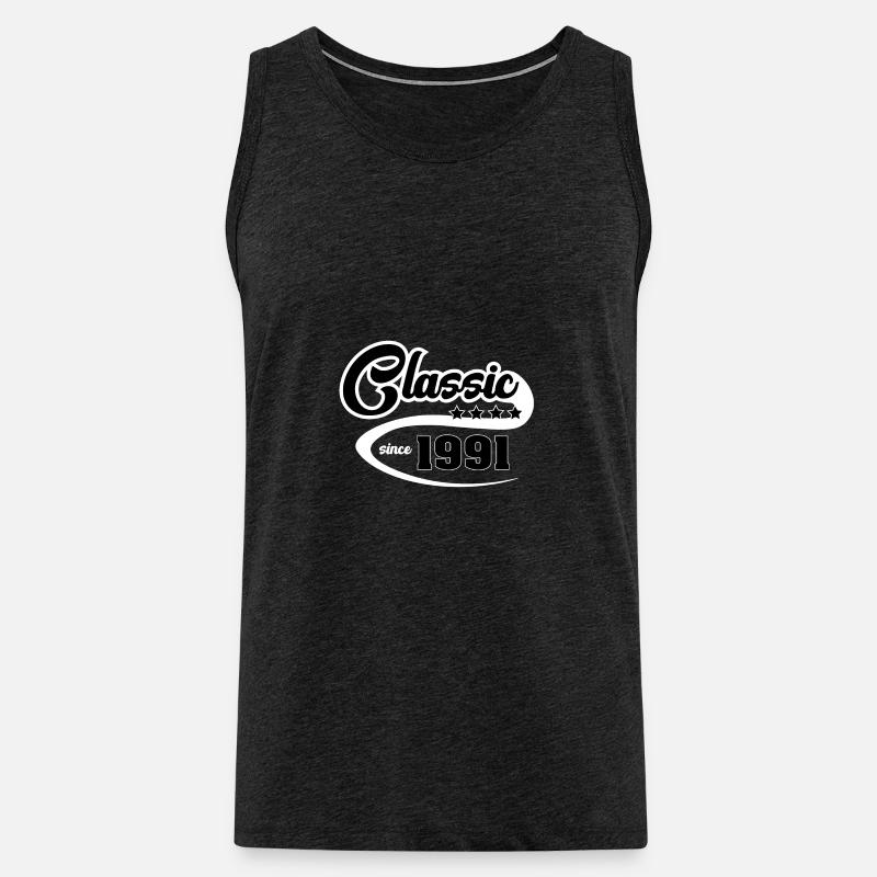 Geschenkidee Classic since 1991 - Männer Premium Bio Tank Top - Anthrazit