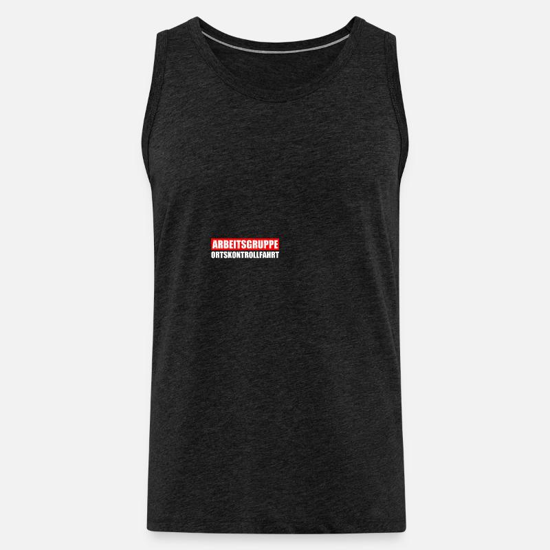 Arbeitsgruppe Ortskontrollfahrt OKF - Männer Premium Bio Tank Top - Anthrazit