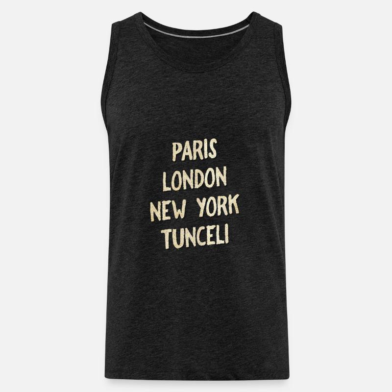 Tunceli - Männer Premium Bio Tank Top - Anthrazit