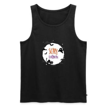 Gruseliger Elektriker - Männer Premium Bio Tank Top - Anthrazit - Vorne - AI Model Male 185 dark (185cm)
