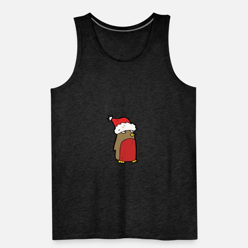 Christmas Penguin Men's Premium Organic Tank Top