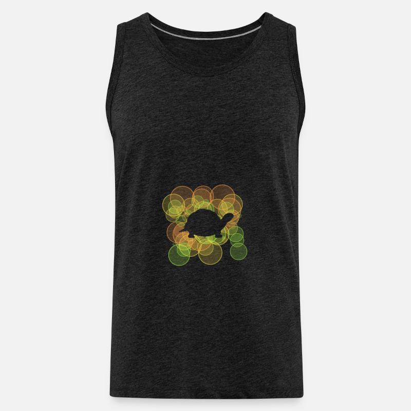 Blasenschildkröte - Männer Premium Bio Tank Top - Anthrazit