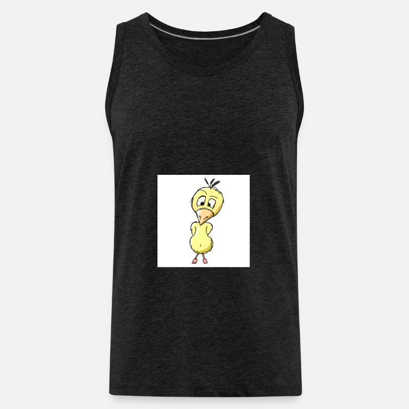 Erpel Spaß - Männer Premium Bio Tank Top - Anthrazit