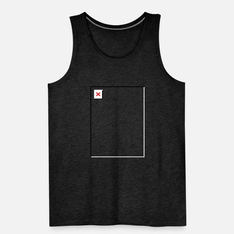Missing Image – File Not Found Hochformat Männer Premium Bio Tank Top