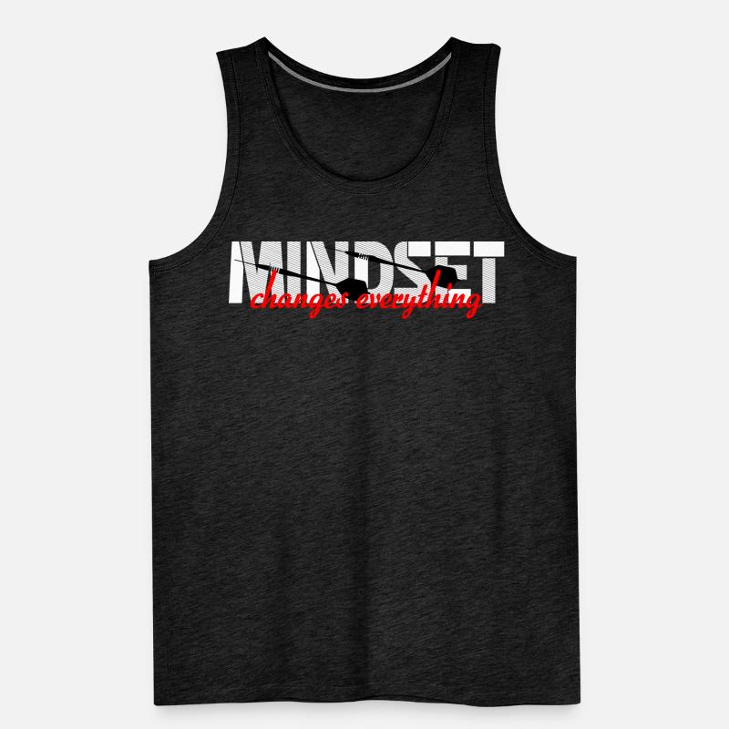 Mindset changes everything Männer Premium Bio Tank Top