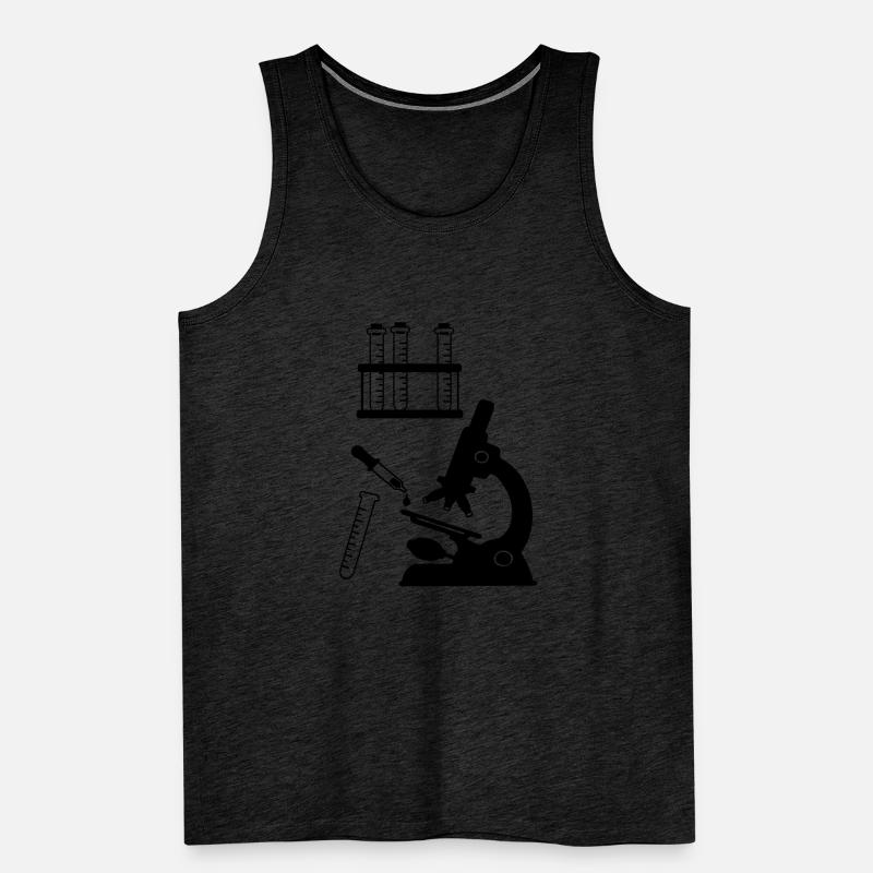 Microscope Laboratory Research Men's Premium Organic Tank Top