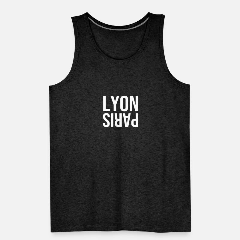 Lyon oder Paris Männer Premium Bio Tank Top