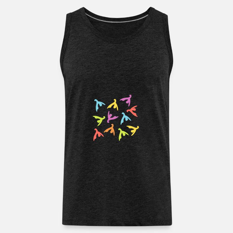 Klitorisparade Regenbogen Geschenkidee - Männer Premium Bio Tank Top - Anthrazit