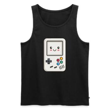 Niedliche Spielkonsole - Männer Premium Bio Tank Top - Anthrazit - Vorne - Alexander (188cm)