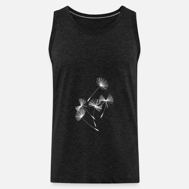 Löwenzahn - Männer Premium Bio Tank Top - Anthrazit