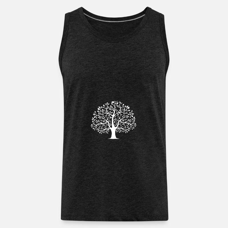 Baum - Männer Premium Bio Tank Top - Anthrazit
