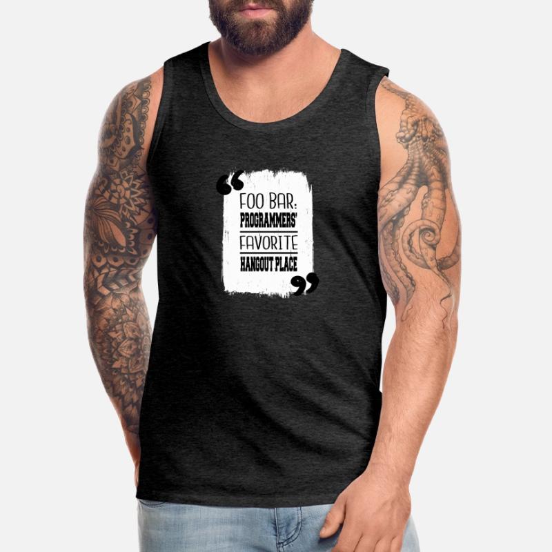 Backend Developer Computer Programming Men's Premium Organic Tank Top