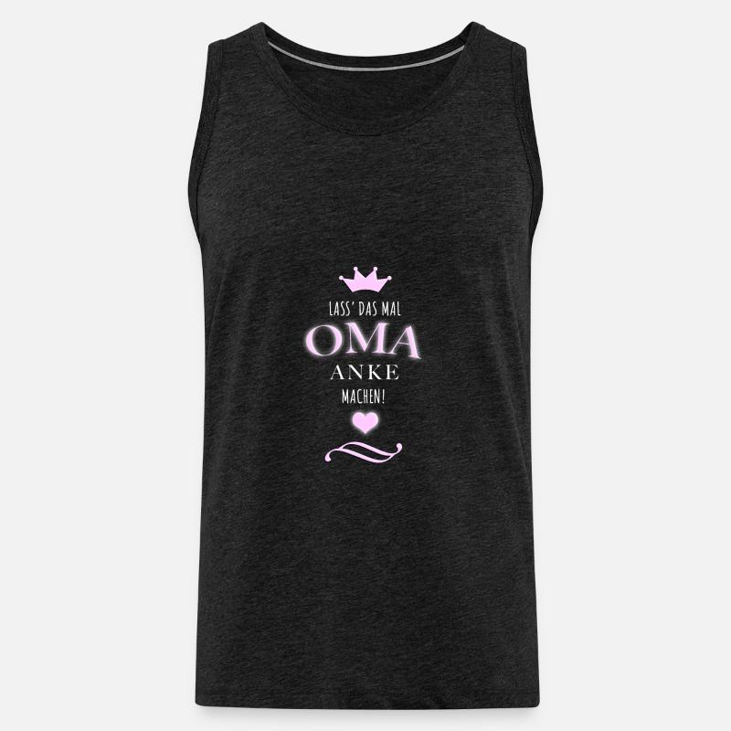 Anke - Männer Premium Bio Tank Top - Anthrazit