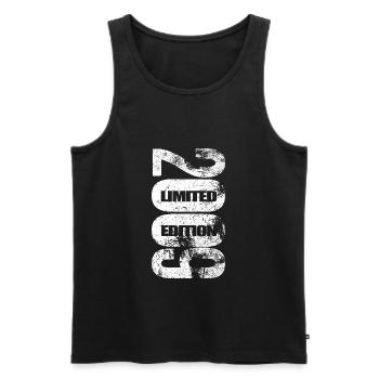 Limited Edition 2009 Geburtstag 2009 geboren Retro - Männer Premium Bio Tank Top - Anthrazit - Vorne - AI Model Male 185 dark (185cm)