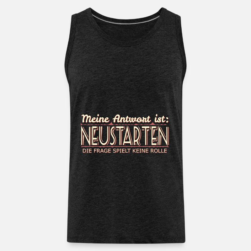 IT Informatik EDV - Männer Premium Bio Tank Top - Anthrazit