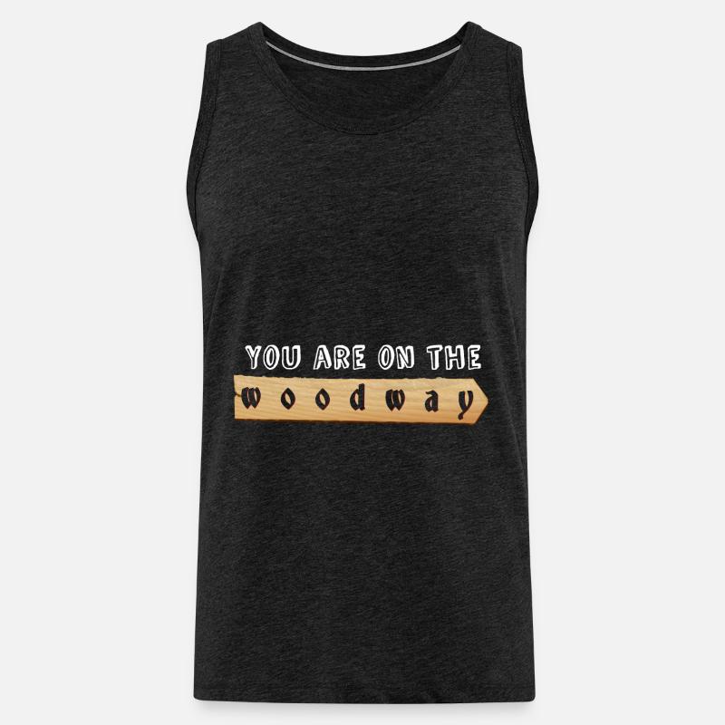 Denglisch - Männer Premium Bio Tank Top - Anthrazit