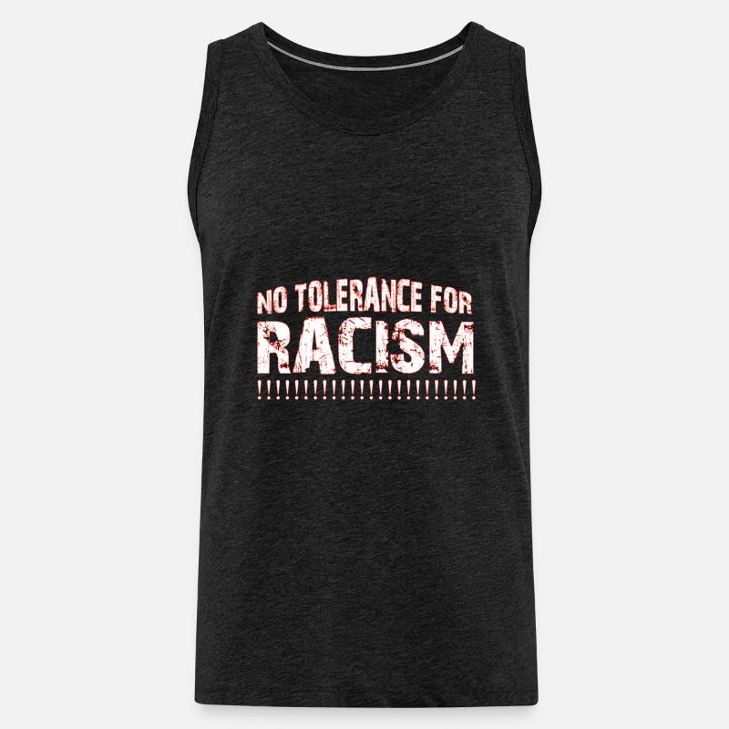 Antifa - Männer Premium Bio Tank Top - Anthrazit