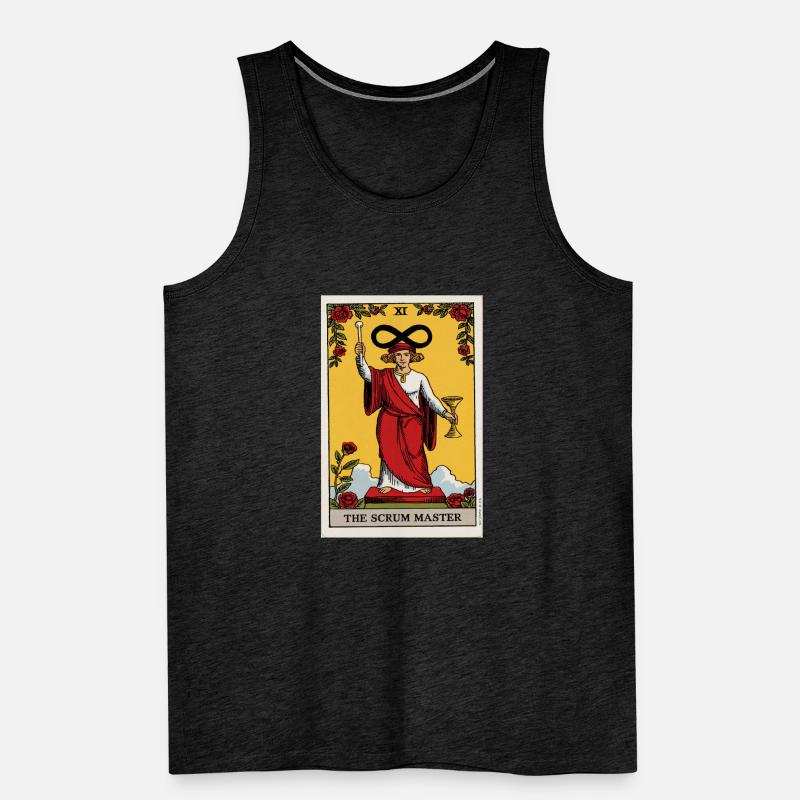 Das Infinity Tarot Scrum Master Design Männer Premium Bio Tank Top