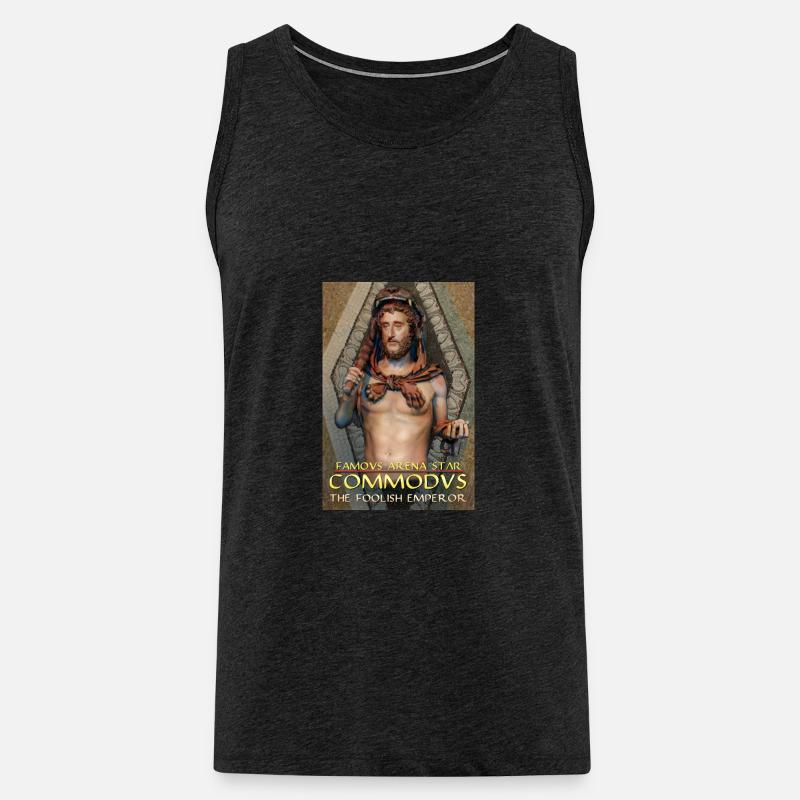 COMMODUS - Männer Premium Bio Tank Top - Anthrazit