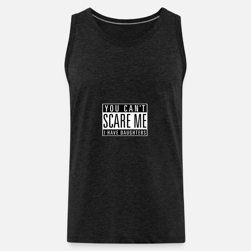 Funny Saying Design - Männer Premium Bio Tank Top - Anthrazit