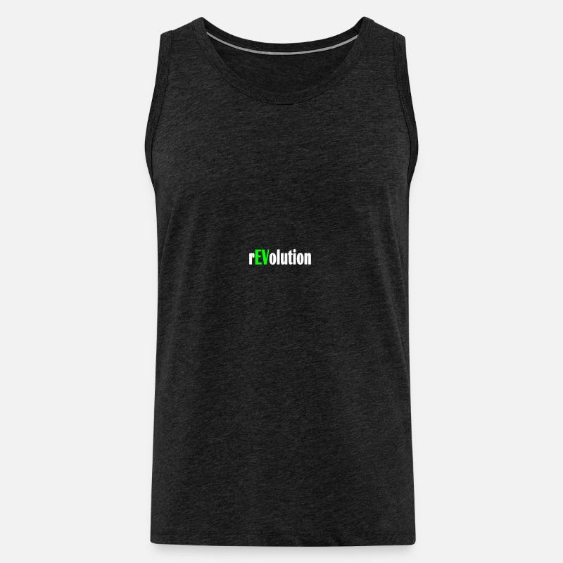 Elektroauto Revolution - Männer Premium Bio Tank Top - Anthrazit