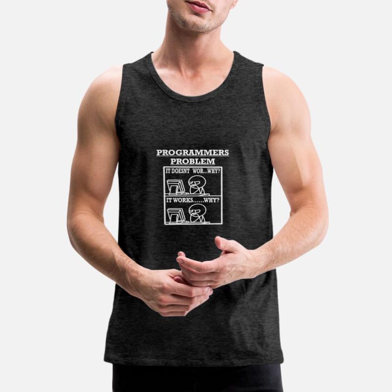 Programmers Problem Shirt for programmers Männer Premium Bio Tank Top