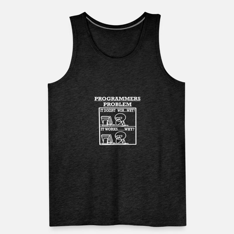 Programmers Problem Shirt for programmers Männer Premium Bio Tank Top