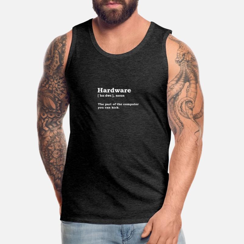 Hardware Informatik Programmierer Computer Science Männer Premium Bio Tank Top