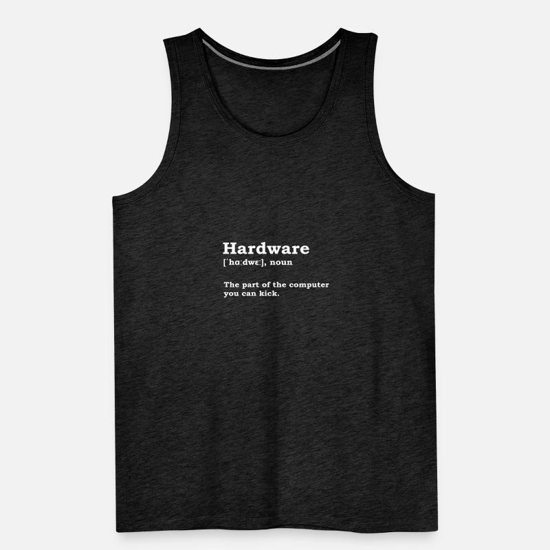 Hardware Informatik Programmierer Computer Science Männer Premium Bio Tank Top