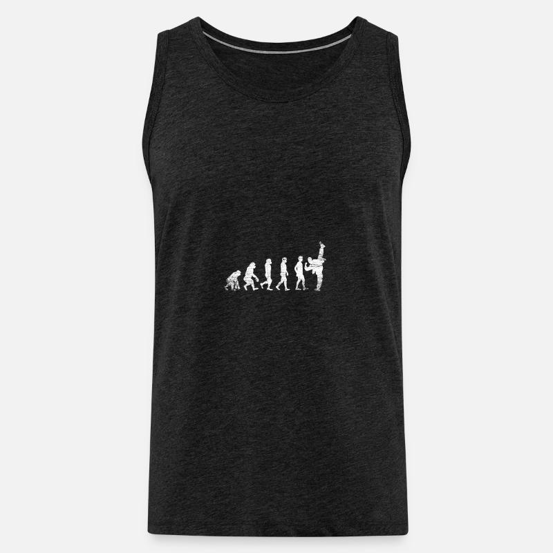 Karate Evolution Sport - Männer Premium Bio Tank Top - Anthrazit