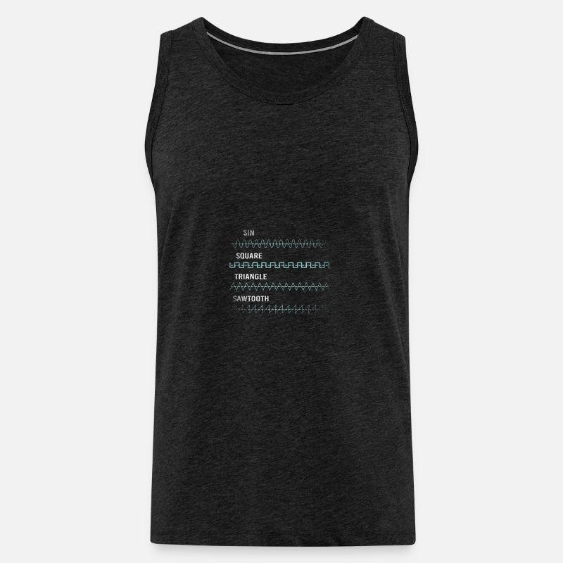 Physics science science physicist - Men's Premium Organic Tank Top - charcoal grey