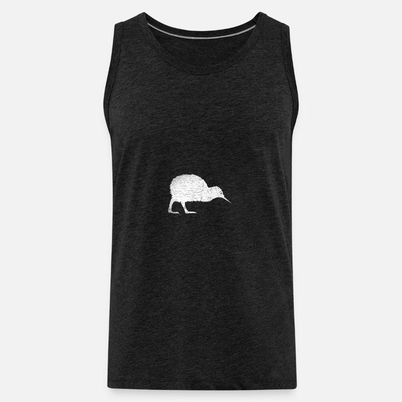 Neuseeland Backpacker - Männer Premium Bio Tank Top - Anthrazit