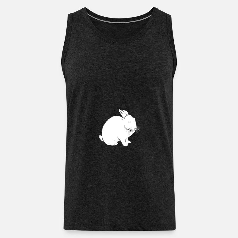 rabbit - Männer Premium Bio Tank Top - Anthrazit