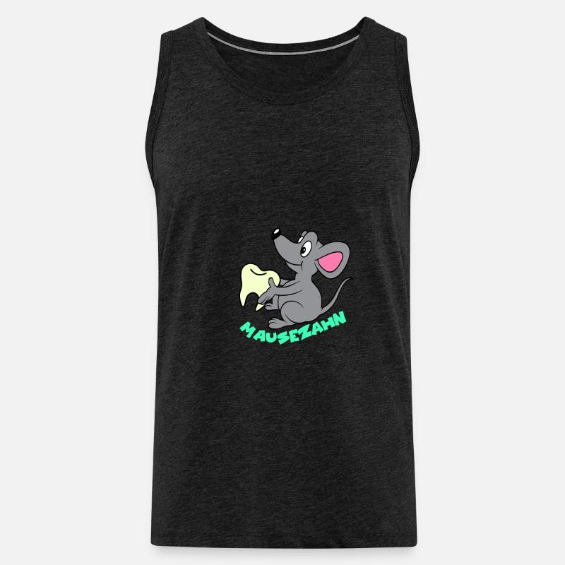 Mausezahn - Männer Premium Bio Tank Top - Anthrazit