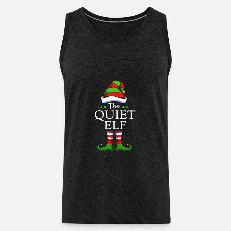Elfe Elf Weihnachtsgeschenk - Männer Premium Bio Tank Top - Anthrazit