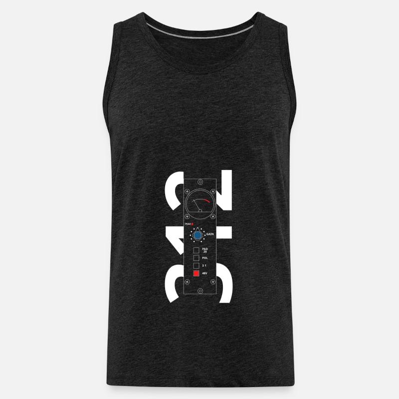 API 312 v1 - Männer Premium Bio Tank Top - Anthrazit