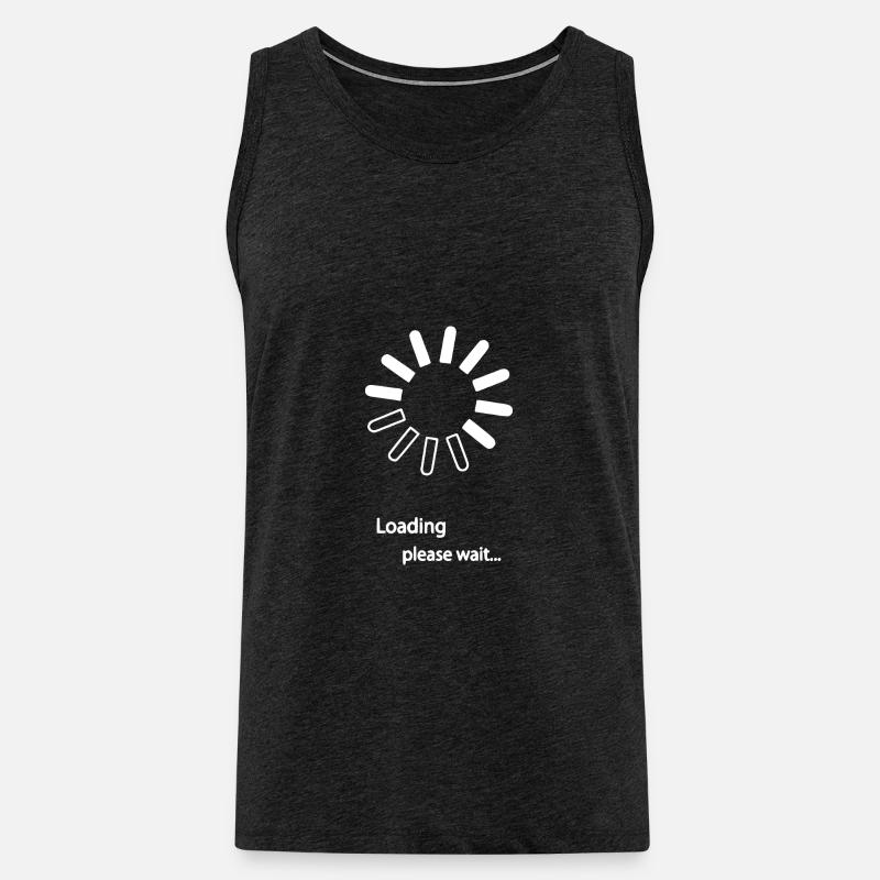 Loading Please wait - Männer Premium Bio Tank Top - Anthrazit