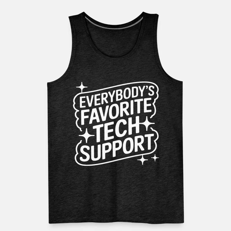Technical Support Computer Men's Premium Organic Tank Top