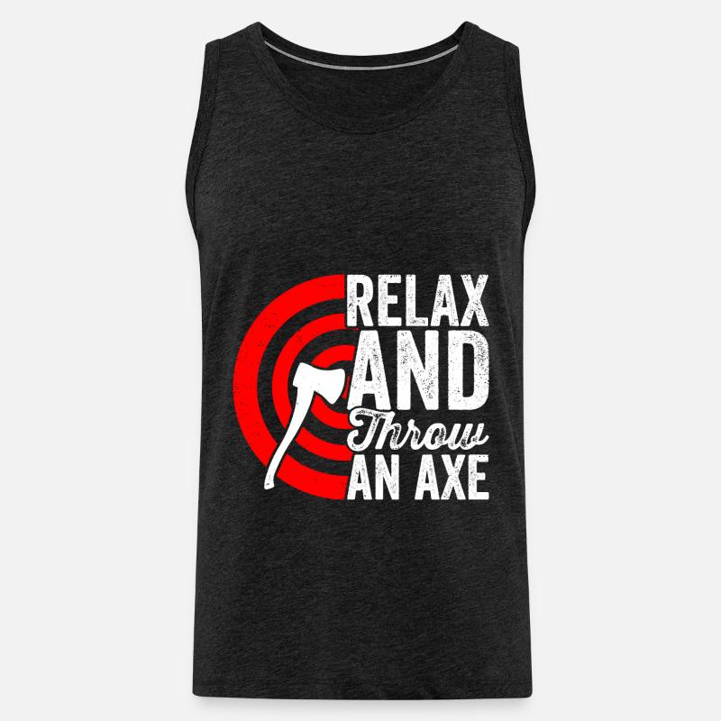 Werfen Sie Einen - Männer Premium Bio Tank Top - Anthrazit