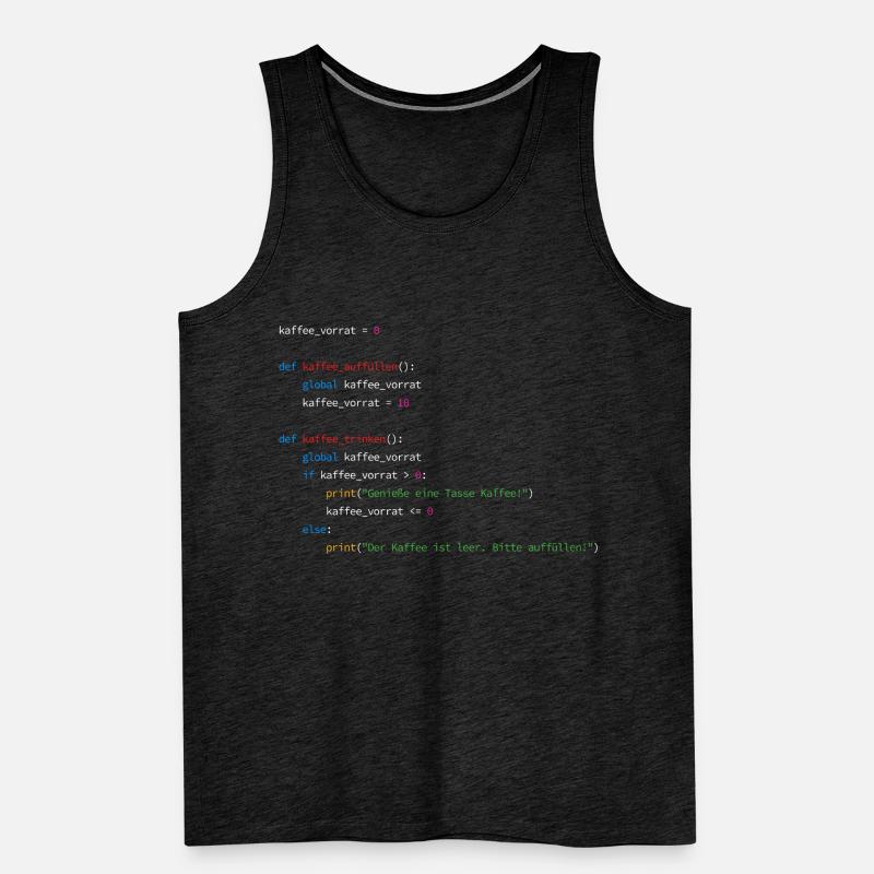 Programmierer Informatiker Nerd Softwareingenieur Männer Premium Bio Tank Top