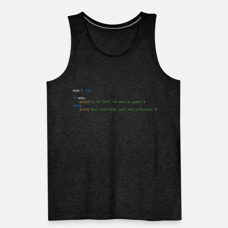 Programmierer Informatiker Nerd Softwareingenieur Männer Premium Bio Tank Top