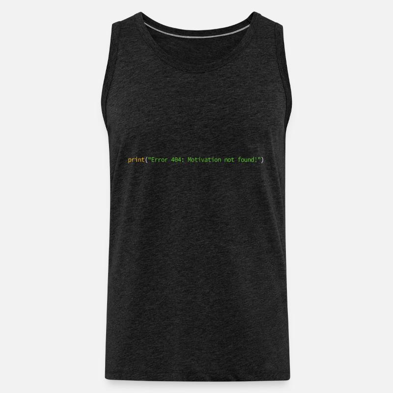 Programmierer Informatiker Nerd Softwareingenieur - Männer Premium Bio Tank Top - Anthrazit