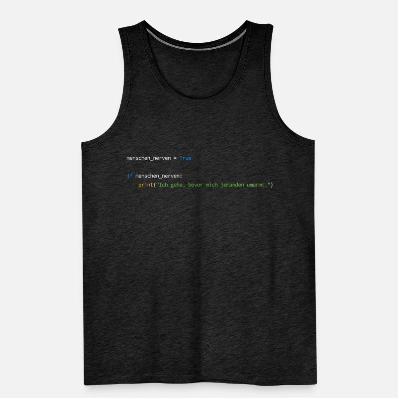 Programmierer Informatiker Nerd Softwareingenieur Männer Premium Bio Tank Top