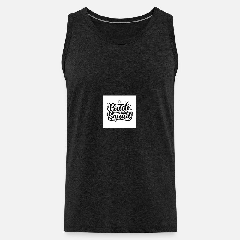 Bride Squad - Männer Premium Bio Tank Top - Anthrazit