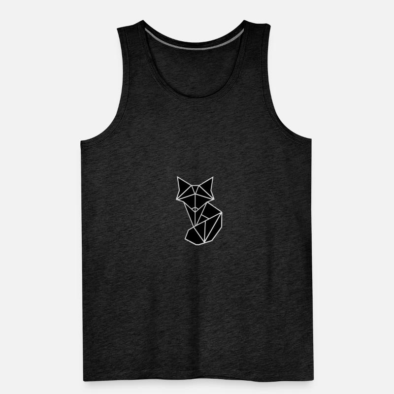 Fox Polygon Men's Premium Organic Tank Top